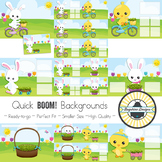BOOM! Learning Quick Backgrounds {Set 43: Eggs in Baskets}