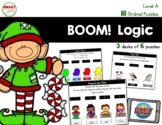 BOOM! Logic Ordinal Puzzles Level A (Holiday and Winter) D