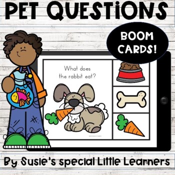 Preview of BOOM PET QUESTIONS FOR EARLY CHILDHOOD SPECIAL ED & SPEECH THERAPY