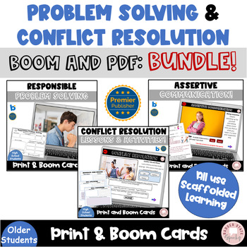 Preview of BOOM Problem Solving Conflict Resolution Assertive Communication older students
