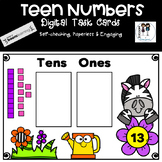 BOOM Spring Kindergarten Place Value Teen Numbers cards (D