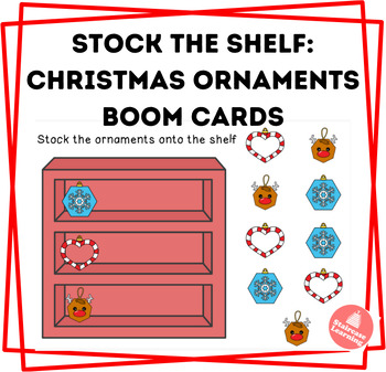 Preview of BOOM Stock the shelf: Christmas ornaments