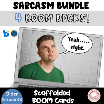 Preview of BOOM Understanding Sarcasm Tone of Voice Bundle Middle High School