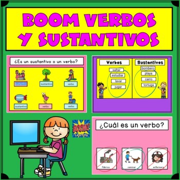 Preview of BOOM Verbos y Sustantivos