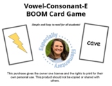 BOOM! Vowel-Consonant-E Card Game!