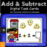 BOOM cards Addition & Subtraction within 10 (Distance Learning)