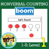 BOOM cards | Counting for Non-verbal Students: Count 1-5, 