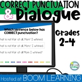 BOOM CARDS Editing Punctuation and Dialogue with Digital T