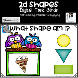 BOOM kindergarten 2d shapes digital task cards (Distance L