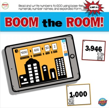 Preview of BOOM the Room: 2.NBT.A.3 (expanded form thousands)