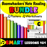 BOOMWHACKERS® NOTE READING BUNDLE Worksheets Posters Music