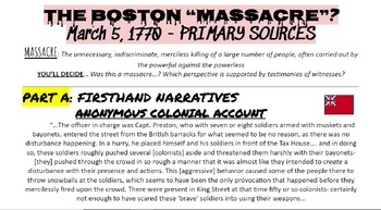 boston massacre essay prompts