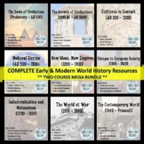 BOTH Early and Modern World History COMPLETE Course Resources
