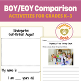 BOY/EOY Comparison Activities Grades K-3