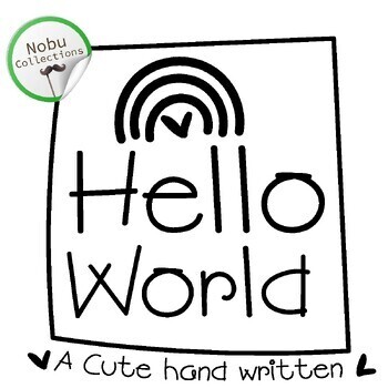 Preview of Hello World Font