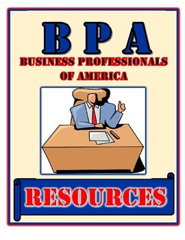 Preview of BPA (Business Professionals of America) EDITABLE Resource
