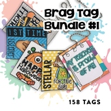 Brag Tags Bundle #1 | Digital Stickers | Digital Brag Tags for Distance Learning