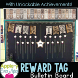 REWARD TAG Wooden Bulletin Board Set and UNLOCKABLE ACHIEV