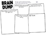 BRAIN DUMP - Journal Page for Anxiety