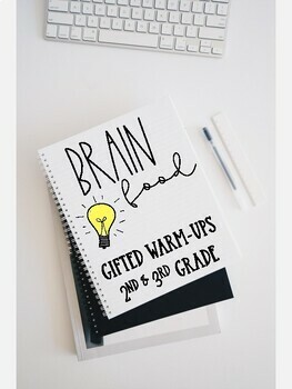 Preview of BRAIN FOOD GIFTED & TALENTED WARM-UPS (lower elementary)