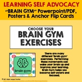 BRAIN GYM Powerpoint/PDF, Posters & Anchor Flip Cards (Lea