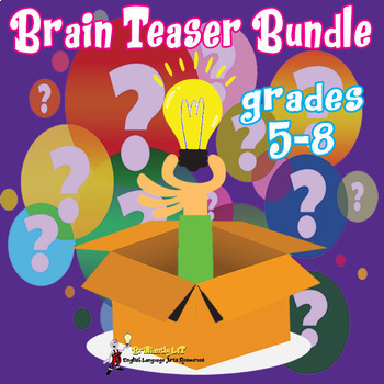 Preview of BRAIN TEASER AND BRAIN BREAKS MYSTERIES MIDDLE SCHOOL FUN
