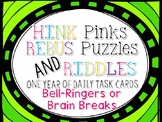 BRAIN TEASERS BUNDLE - FULL YEAR Pack, Riddles, Rebus Puzz