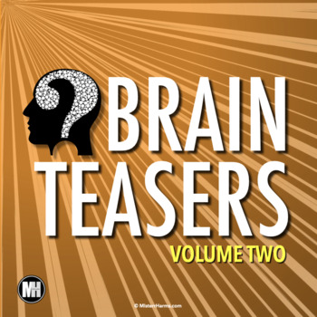Preview of BRAIN TEASERS: Riddles, Logic Puzzles & Brain Breaks - Volume 2