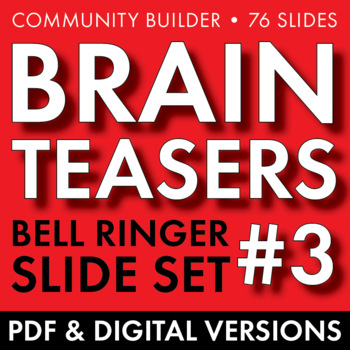 Preview of BRAIN TEASERS VOL. 3 – Logic, Word Sense, Puzzles, Lateral Thinking – Fun Stuff