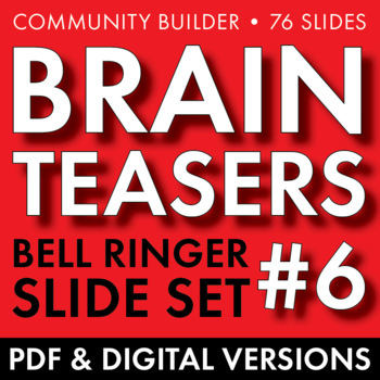Preview of BRAIN TEASERS VOL. 6 – Logic, Word Sense, Puzzles, Lateral Thinking – Fun Stuff