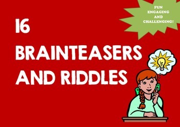 Preview of BRAINTEASERS AND RIDDLES