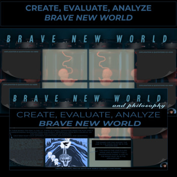 Preview of BRAVE NEW WORLD | BRAVE NEW WORLD GOOGLE SLIDES ASSIGNMENT