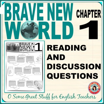 Preview of Brave New World Chapter 1 Reading Questions and Fertilization Flow Chart and Key