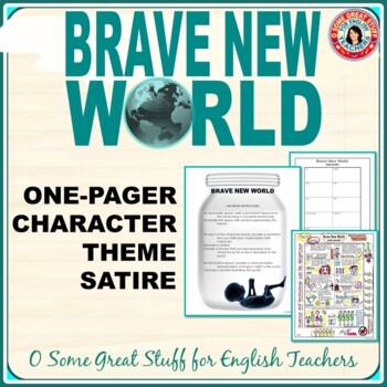 Brave New World Characterization Theme Satire Creative Activity - 