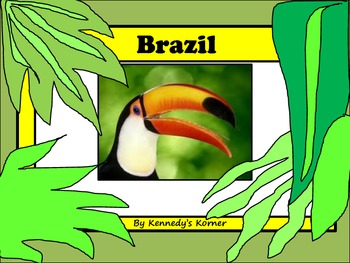 Preview of BRAZIL Power Point and Activities for Gr. 2 - 4