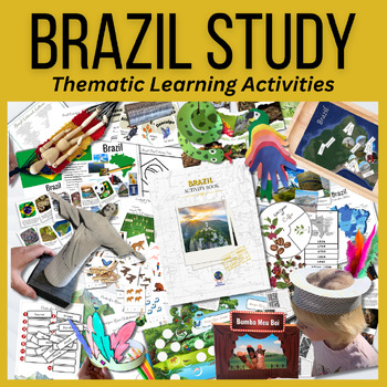 Preview of BRAZIL South America Activity e-Book: Hands-on Activities & Printables!