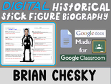 BRIAN CHESKY Digital Historical Stick Figure Biography (MI