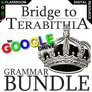 Preview of BRIDGE TO TERABITHIA Grammar Activity - Commas Conjunctions DIGITAL Paterson