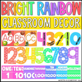 BRIGHT RAINBOW Classroom Decor - GROWING BUNDLE