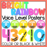 BRIGHT RAINBOW Voice Level Posters