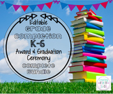 BRIGHTS Graduation/Award Ceremony EDITABLE Invitations, Pr