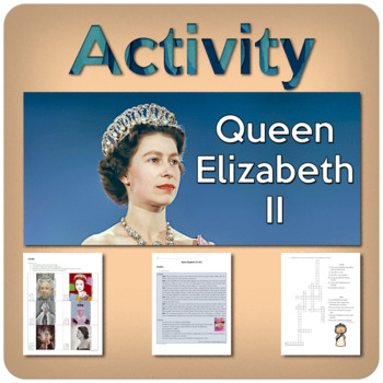 Preview of BRITISH ROYAL FAMILY: Queen Elizabeth II's life - An activity for ESL learners!