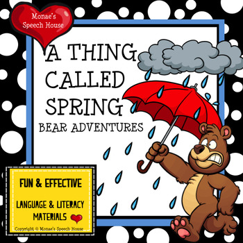 Preview of BROWN BEAR SPRING  Early Reader Pre-K