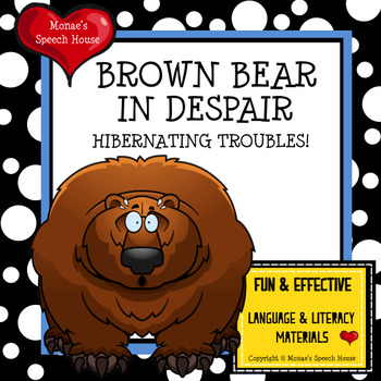 Preview of BROWN BEAR WINTER HIBERNATE  Early Reader