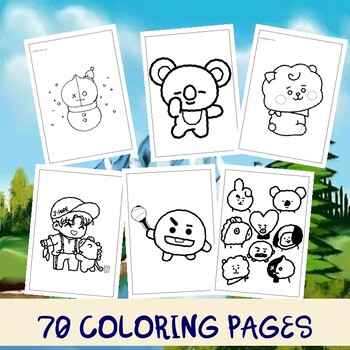 BTS Inspired Artistry: Explore the World of BT21 with Printable ...