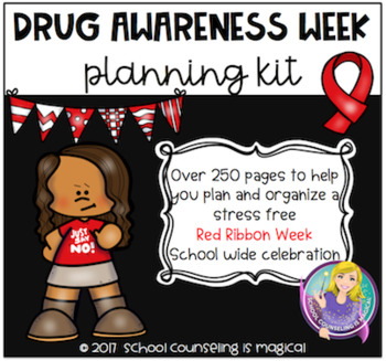 Preview of BTSCounselors Drug Awareness Week Planning Kit