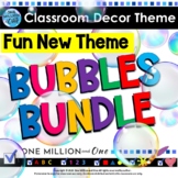 Classroom Decorations BUNDLE | New BUBBLE Theme | Back To School