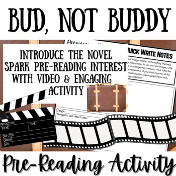 Preview of BUD, NOT BUDDY Novel Study Introductory Activity: Video & Reflection