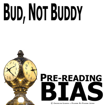 Preview of BUD, NOT BUDDY PreReading Bias Intro Discussion Activity - Fun Novel Questions