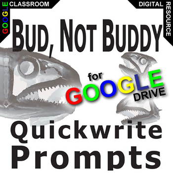 Preview of BUD, NOT BUDDY Quickwrite Journal Questions DIGITAL Bellringer Writing Warmup
